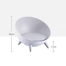 Lits et polymères pour animaux de compagnie, accent de style nordique, canapé confortable, fournitures pour chat, maison pour chat